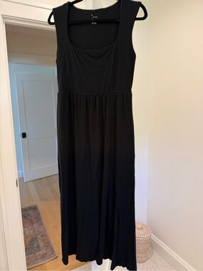 a new day Black Scoop Neck Sleeveless Maxi Dress